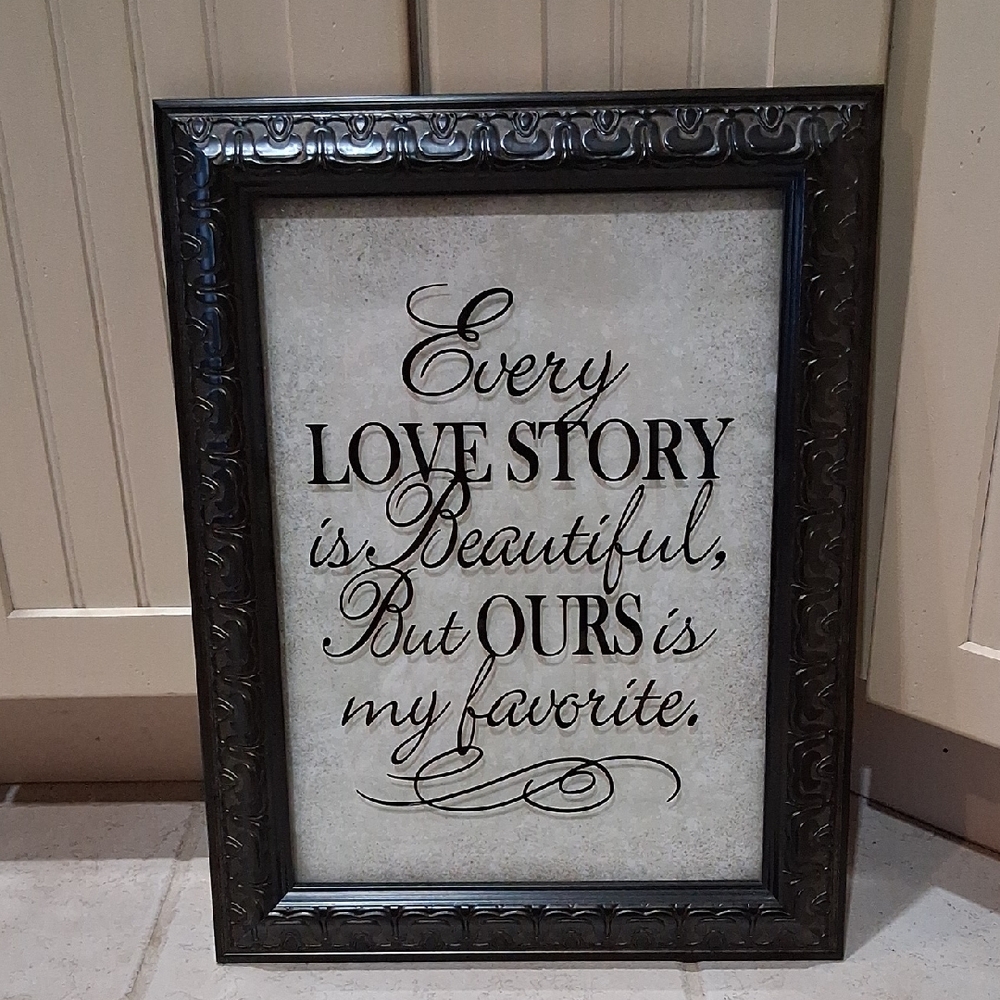 Elegant Black Framed Wall Art Decor